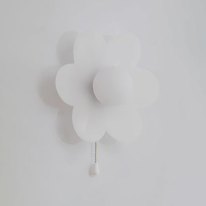 Flowers Wall Lamp | Resin & PC | White
