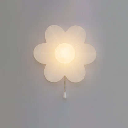 Flowers Wall Lamp | Resin & PC | White