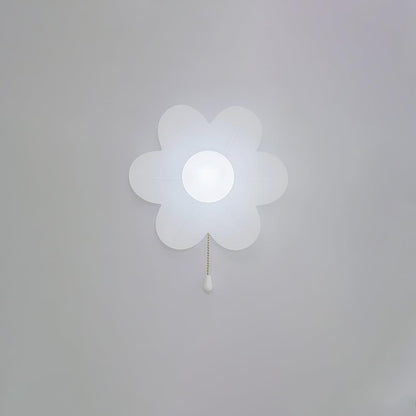 Flowers Wall Lamp | Resin & PC | White