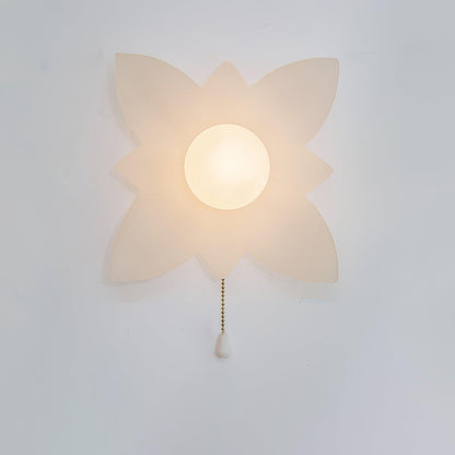 Flowers Wall Lamp | Resin & PC | White