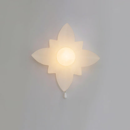 Flowers Wall Lamp | Resin & PC | White