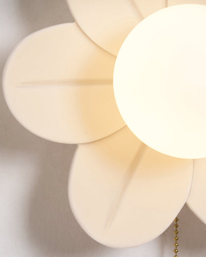 Flowers Wall Lamp | Resin & PC | White