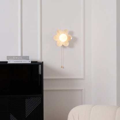 Flowers Wall Lamp | Resin & PC | White
