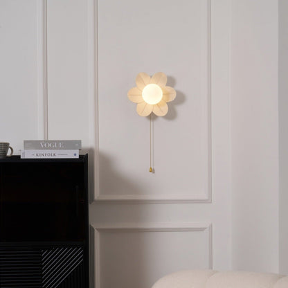Flowers Wall Lamp | Resin & PC | White