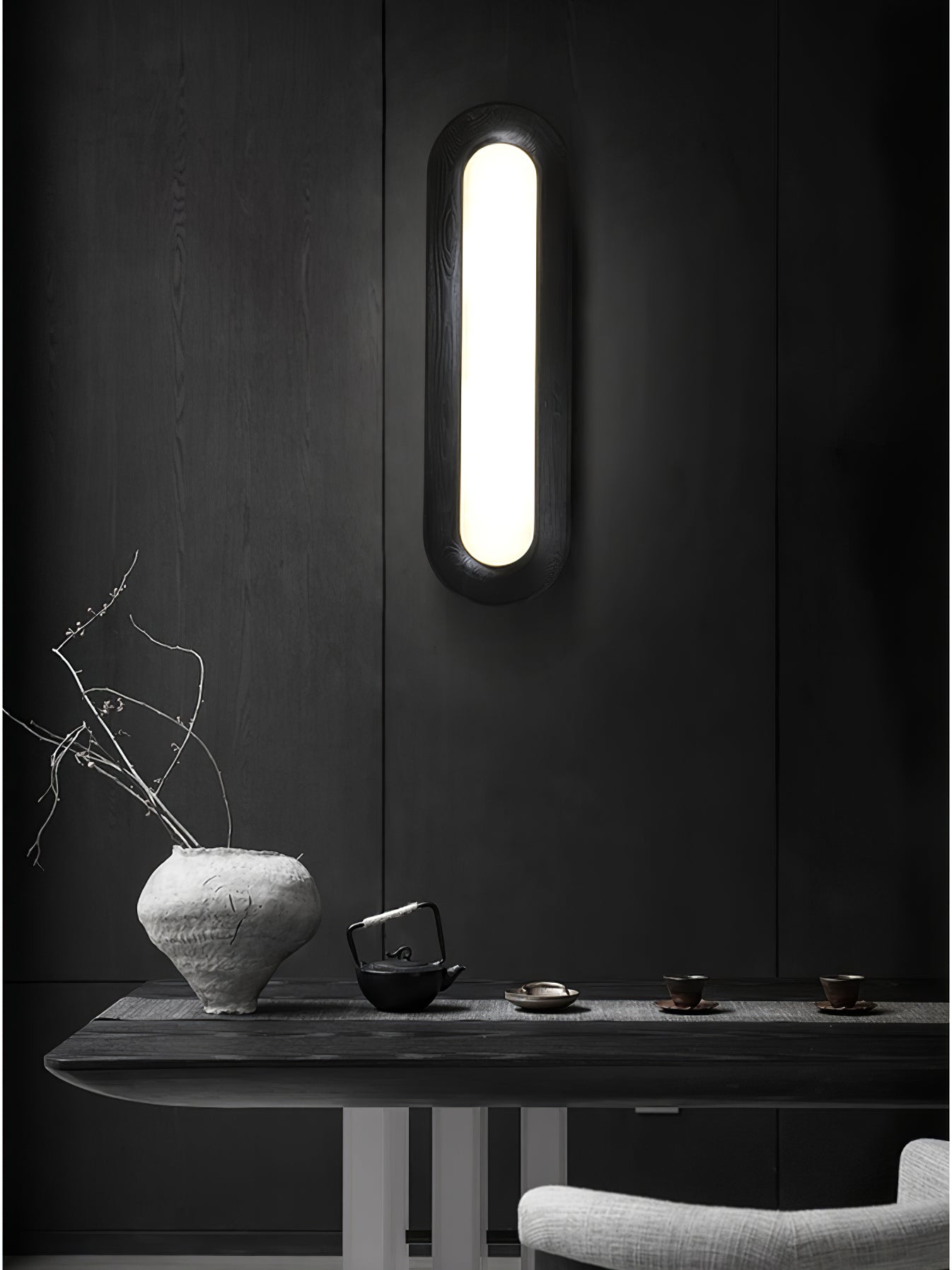 Flowing Cloud Ceiling Lamp | Wood, Metal, Acrylic | White Shade