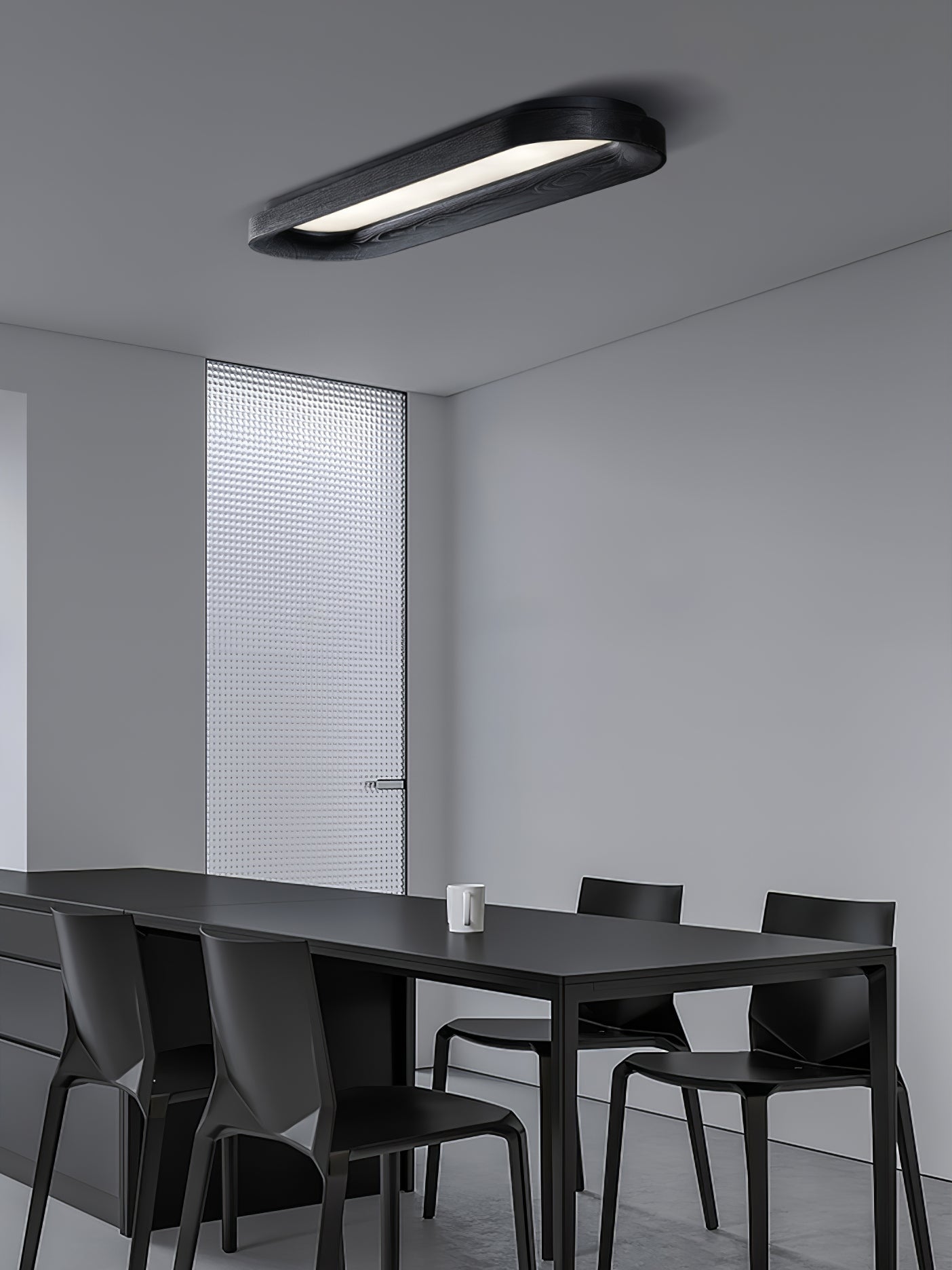 Flowing Cloud Ceiling Lamp | Wood, Metal, Acrylic | White Shade