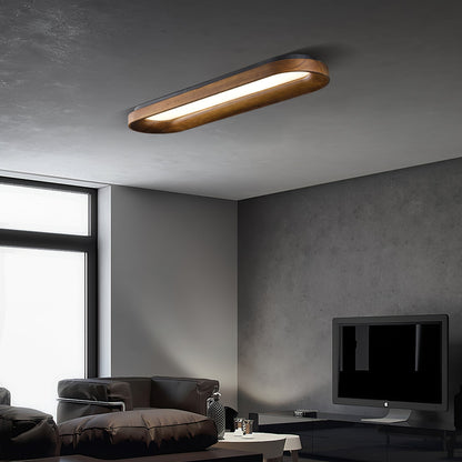 Flowing Cloud Ceiling Lamp | Wood, Metal, Acrylic | White Shade