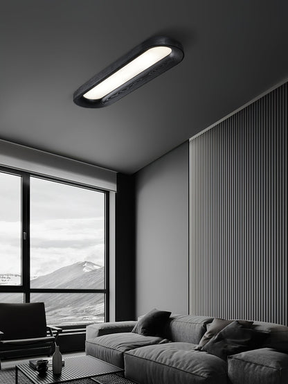 Flowing Cloud Ceiling Lamp | Wood, Metal, Acrylic | White Shade