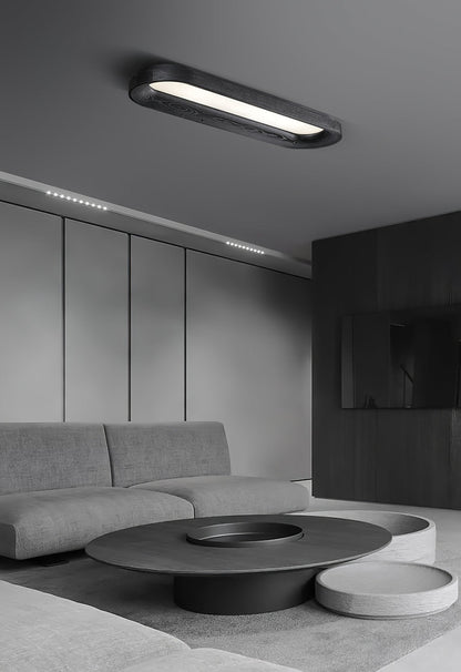 Flowing Cloud Ceiling Lamp | Wood, Metal, Acrylic | White Shade