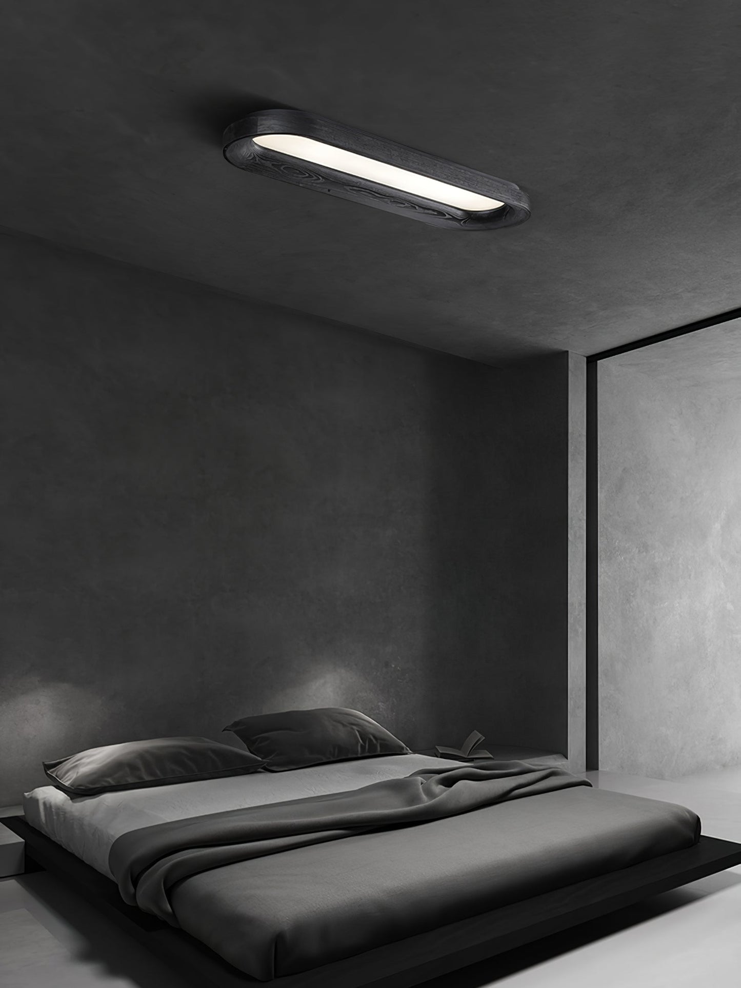 Flowing Cloud Ceiling Lamp | Wood, Metal, Acrylic | White Shade