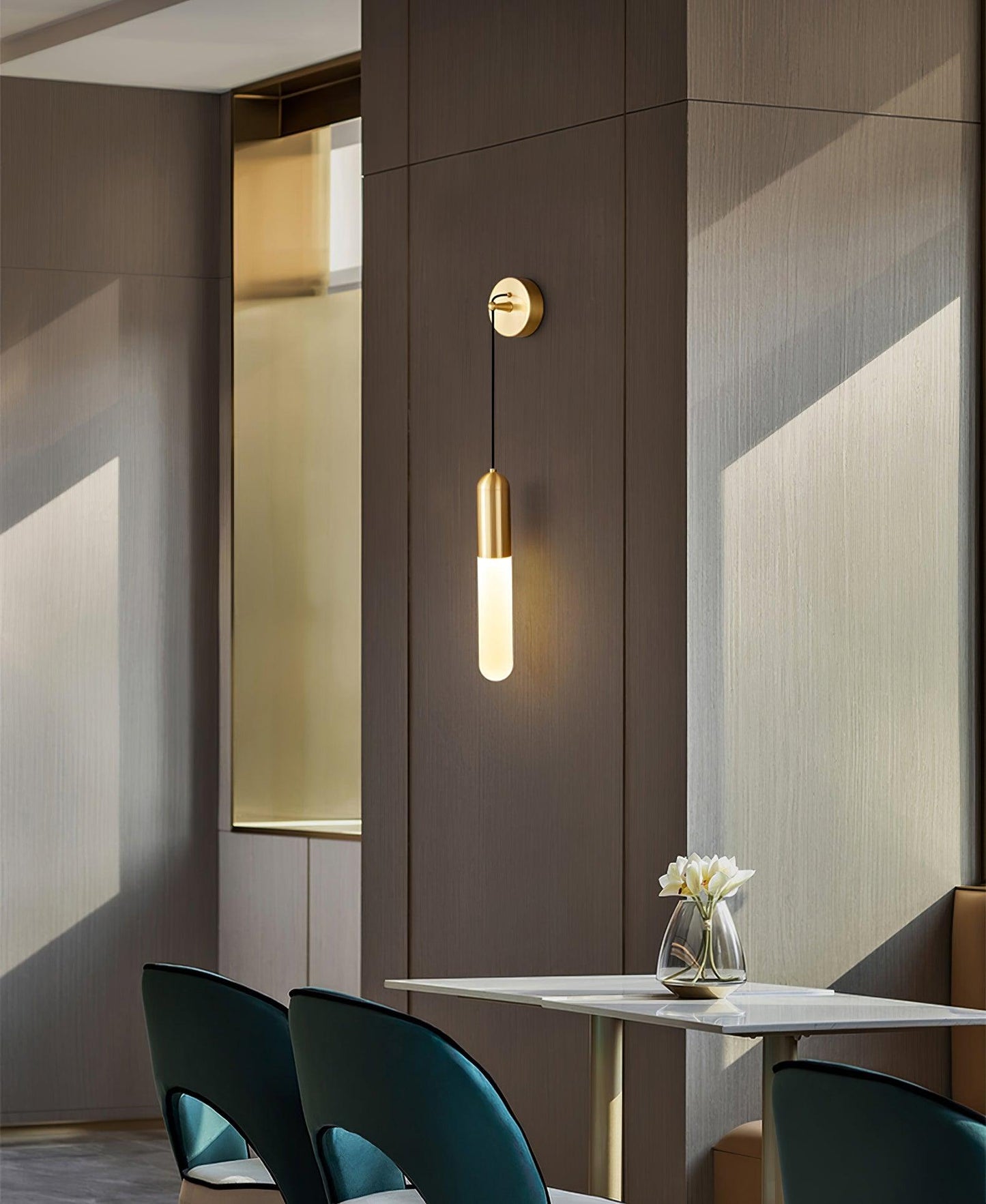 Flume Wall Light | Acrylic & Brass | Set of 2
