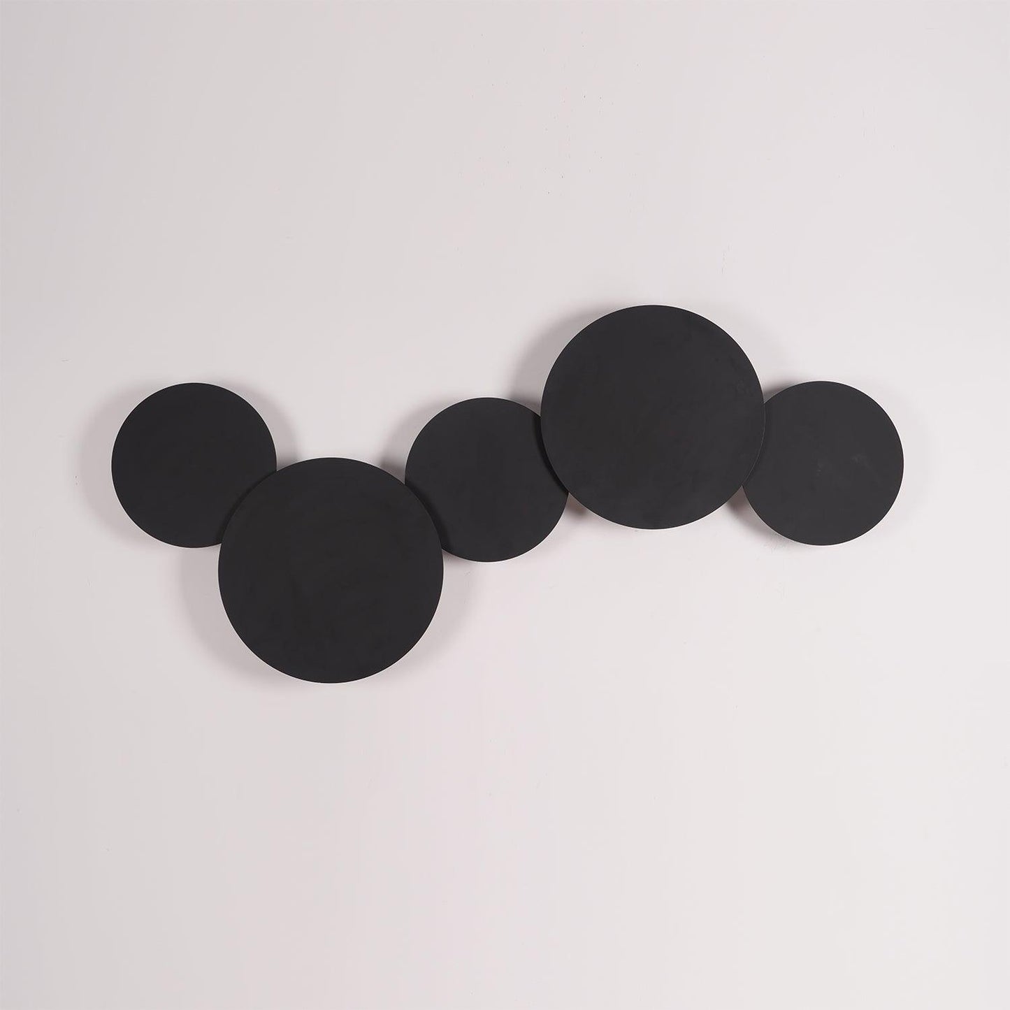 Geometric Disc Wall Lamp | Metal & Acrylic | Black or White