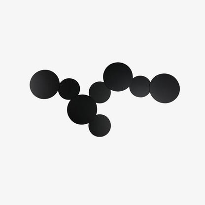 Geometric Disc Wall Lamp | Metal & Acrylic | Black or White