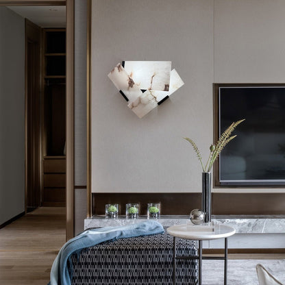 Fly Alabaster Sconce | Alabaster | White