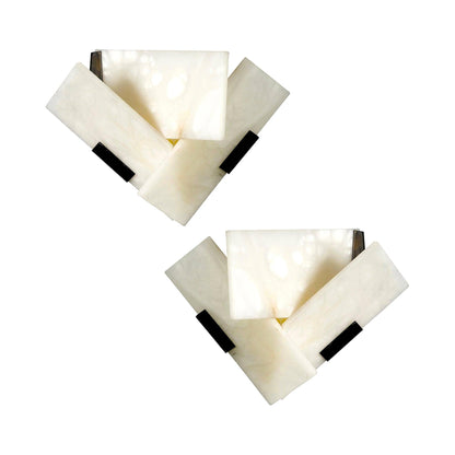 Fly Alabaster Sconce | Alabaster | White