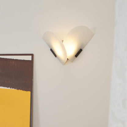 Fly Gaby Wall Lamp | Alabaster & Metal | White