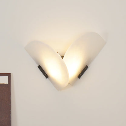 Fly Gaby Wall Lamp | Alabaster & Metal | White