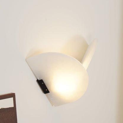 Fly Gaby Wall Lamp | Alabaster & Metal | White