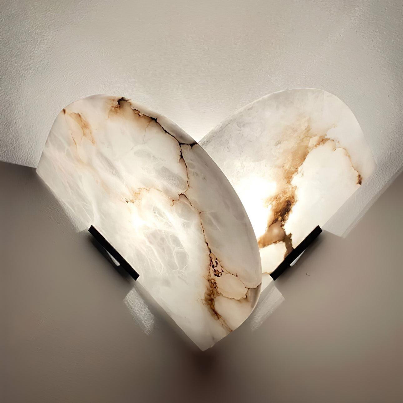 Fly Gaby Wall Lamp | Alabaster & Metal | White