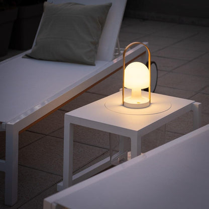 Follow Me Table Lamp | Iron, Glass | Adjustable Light