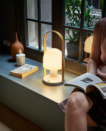 Follow Me Table Lamp | Iron, Glass | Adjustable Light