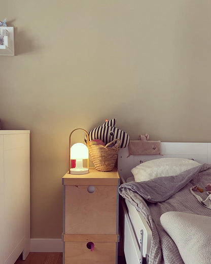 Follow Me Table Lamp | Iron, Glass | Adjustable Light