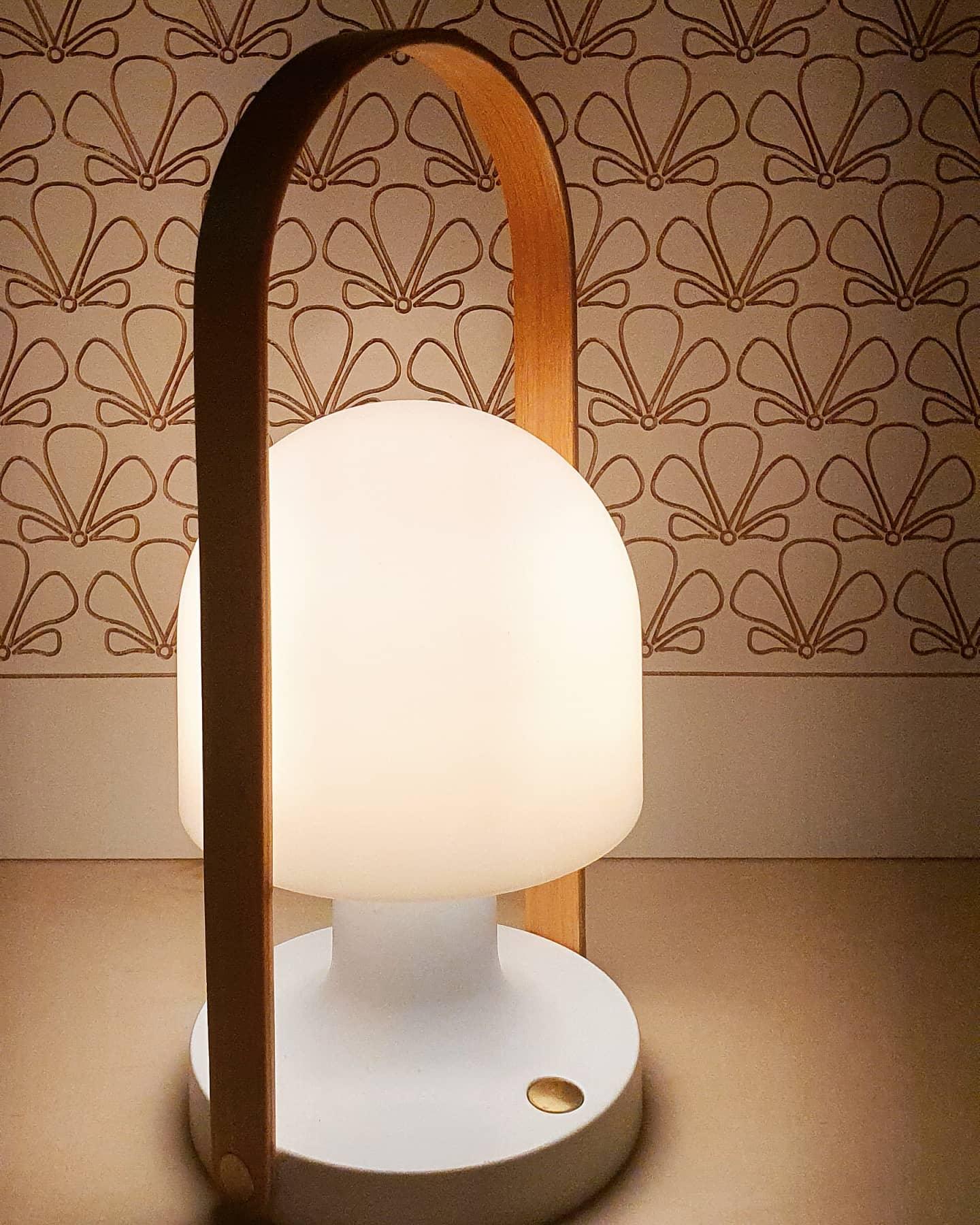 Follow Me Table Lamp | Iron, Glass | Adjustable Light