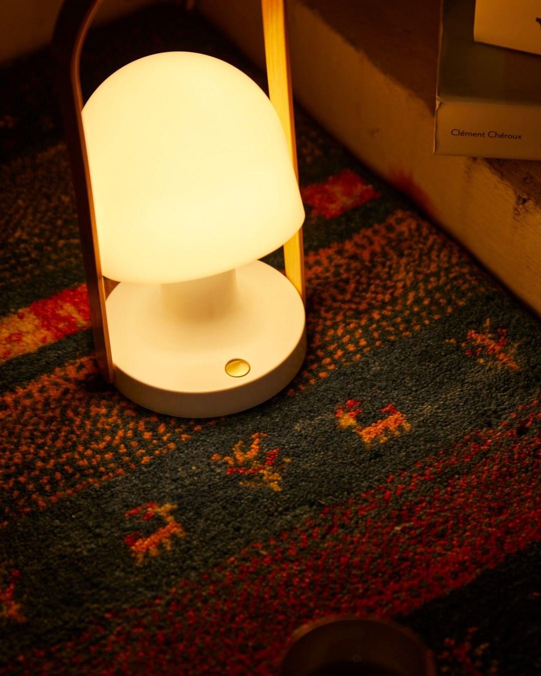 Follow Me Table Lamp | Iron, Glass | Adjustable Light