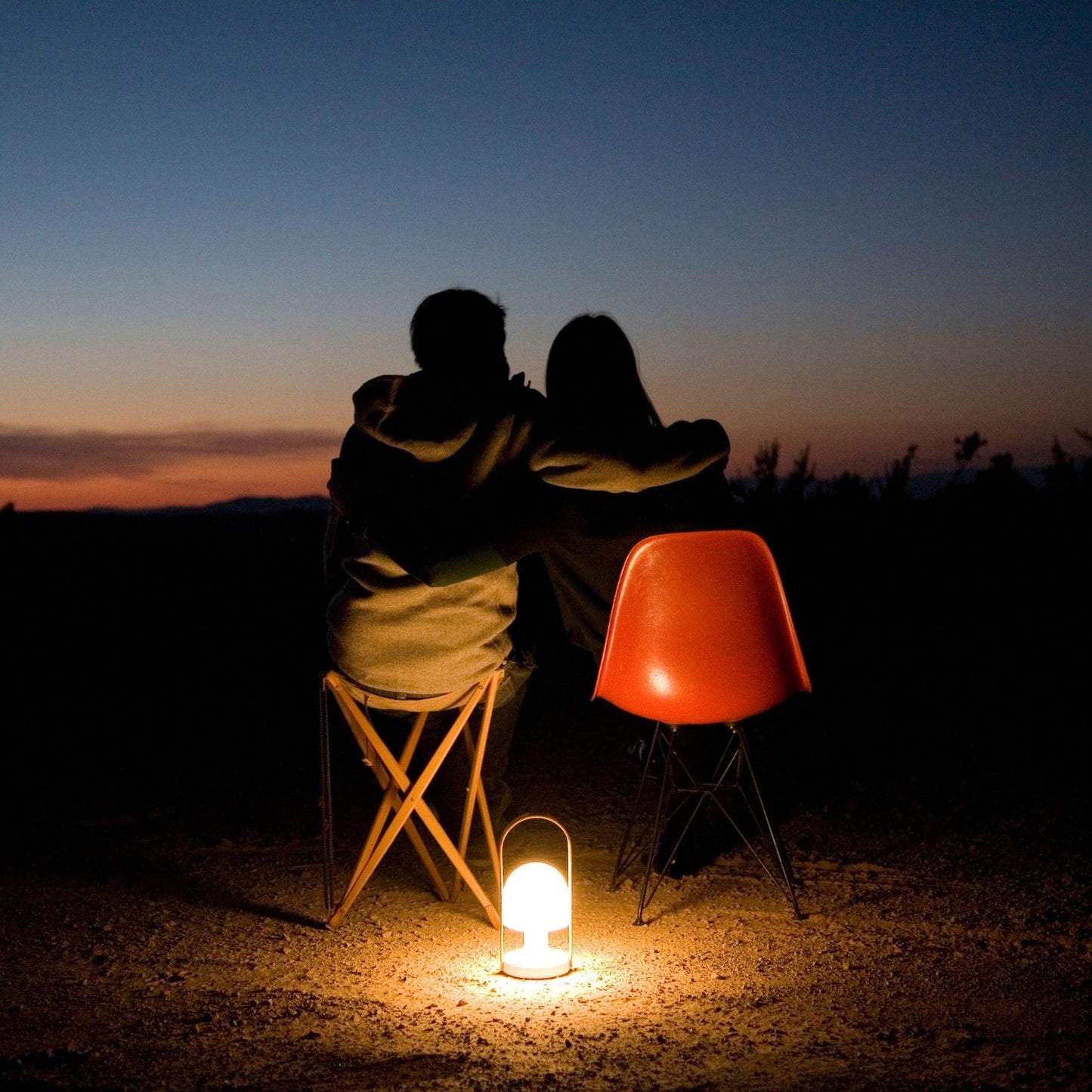 Follow Me Table Lamp | Iron, Glass | Adjustable Light
