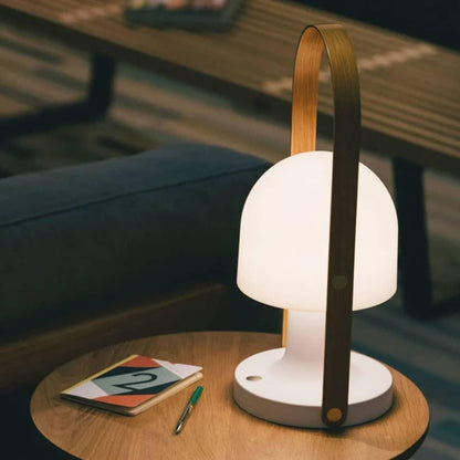 Follow Me Table Lamp | Iron, Glass | Adjustable Light