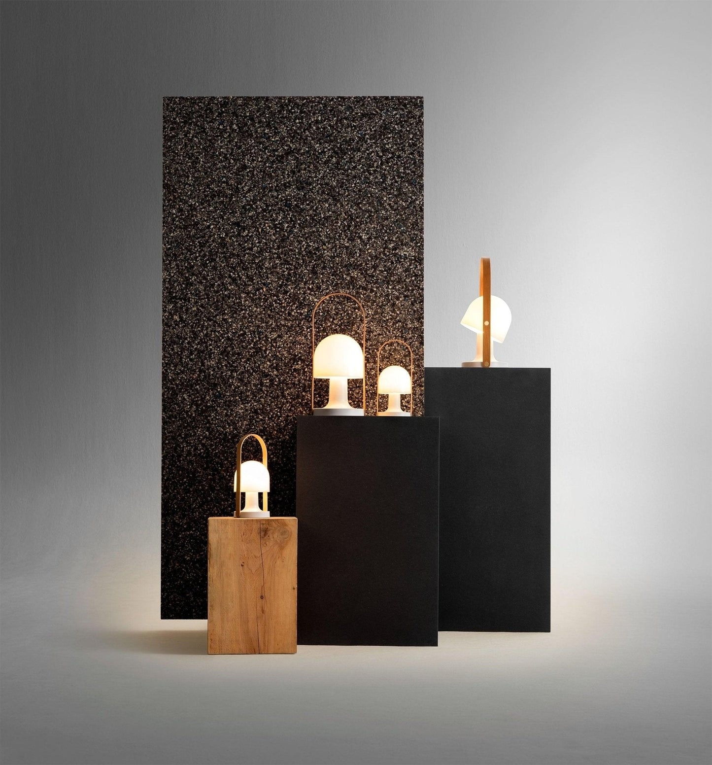 Follow Me Table Lamp | Iron, Glass | Adjustable Light