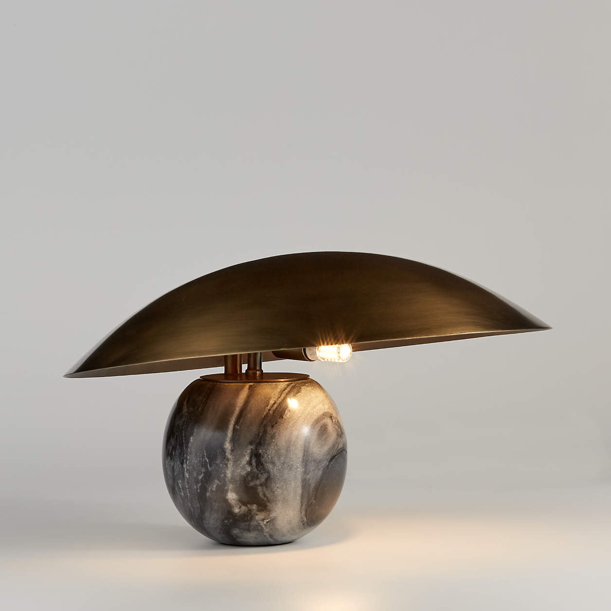 Formosa Marble Table Lamp | Metal & Marble | Bronze Shade