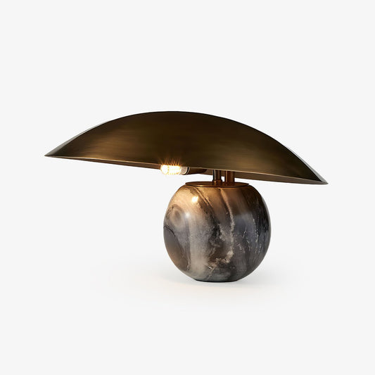 Formosa Marble Table Lamp | Metal & Marble | Bronze Shade