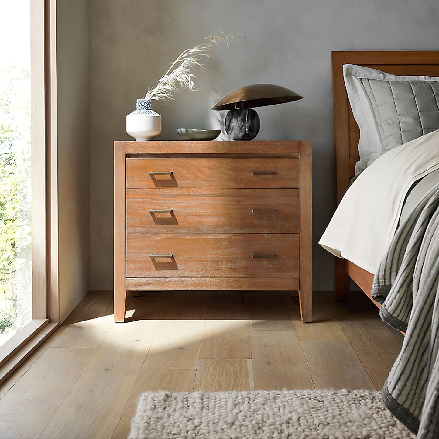 Formosa Marble Table Lamp | Metal & Marble | Bronze Shade