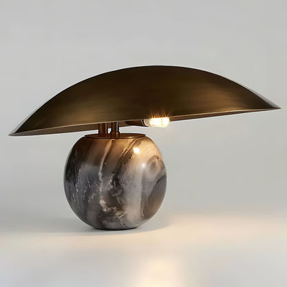 Formosa Marble Table Lamp | Metal & Marble | Bronze Shade