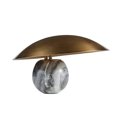 Formosa Marble Table Lamp | Metal & Marble | Bronze Shade