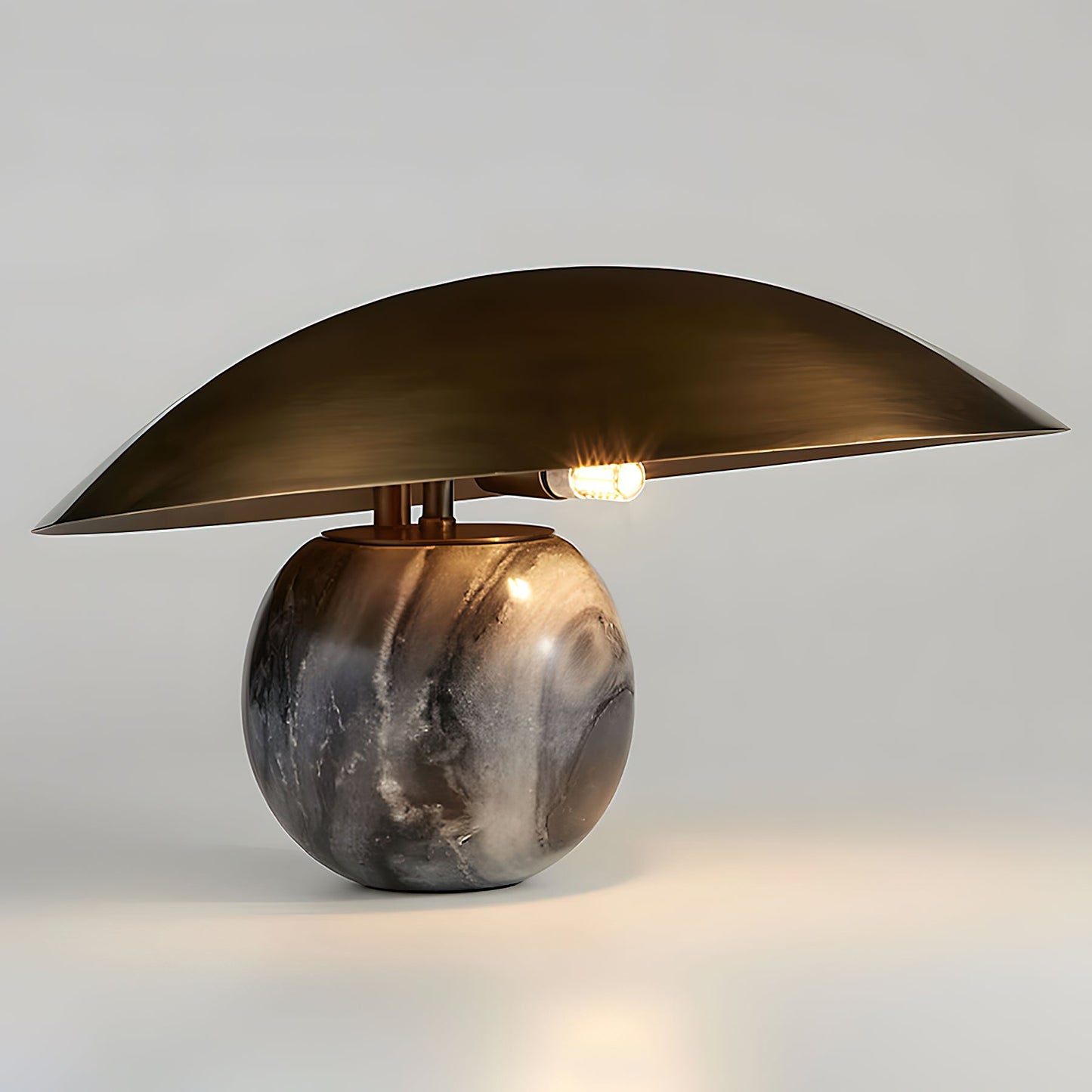 Formosa Marble Table Lamp | Metal & Marble | Bronze Shade