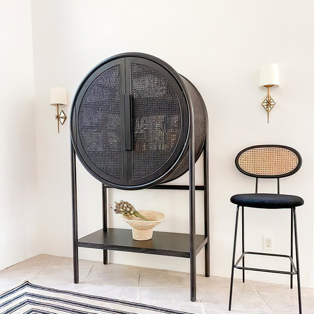 Fowler Wall Lamp | Antique Brass & Fabric | Starburst Design