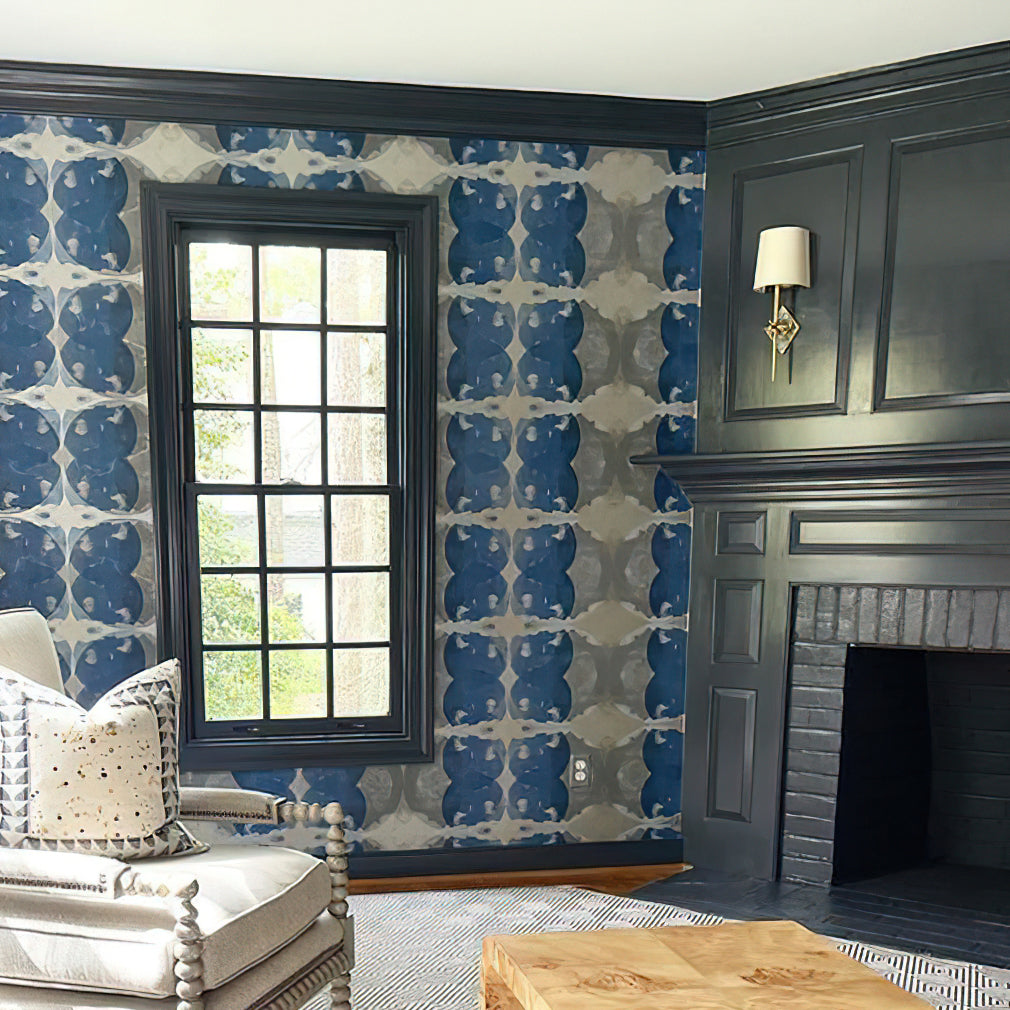 Fowler Wall Lamp | Antique Brass & Fabric | Starburst Design