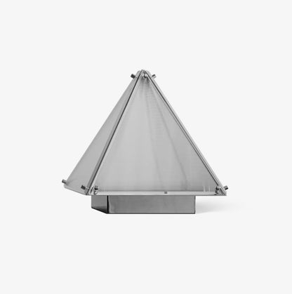 Fragment Table Lamp | Patterned Glass | Chrome