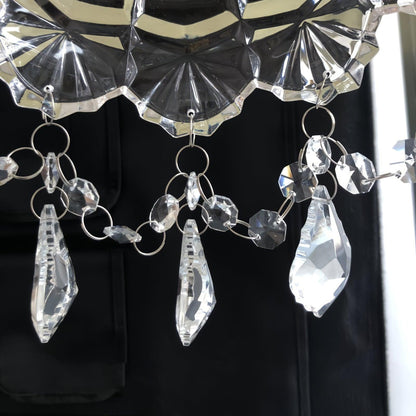 French Crystal Wall Light | Brass & Crystal | Gold