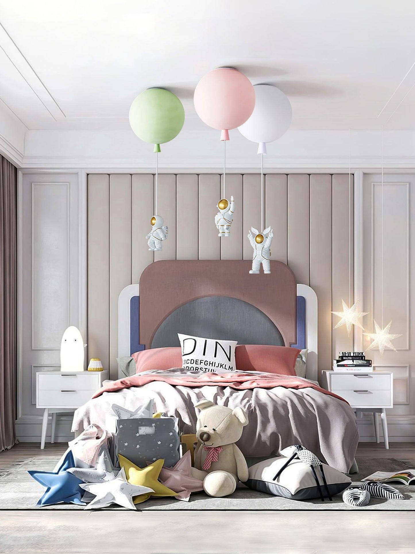 Frosted Balloon Ceiling Light | Acrylic | White