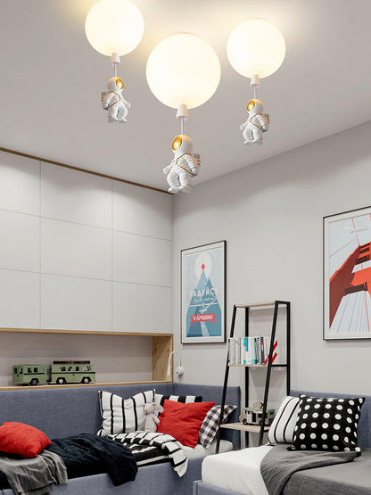 Frosted Balloon Ceiling Light | Acrylic | White