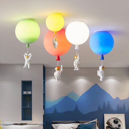 Frosted Balloon Ceiling Light | Acrylic | White