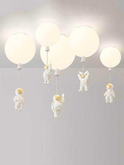 Frosted Balloon Ceiling Light | Acrylic | White