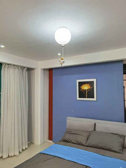 Frosted Balloon Ceiling Light | Acrylic | White