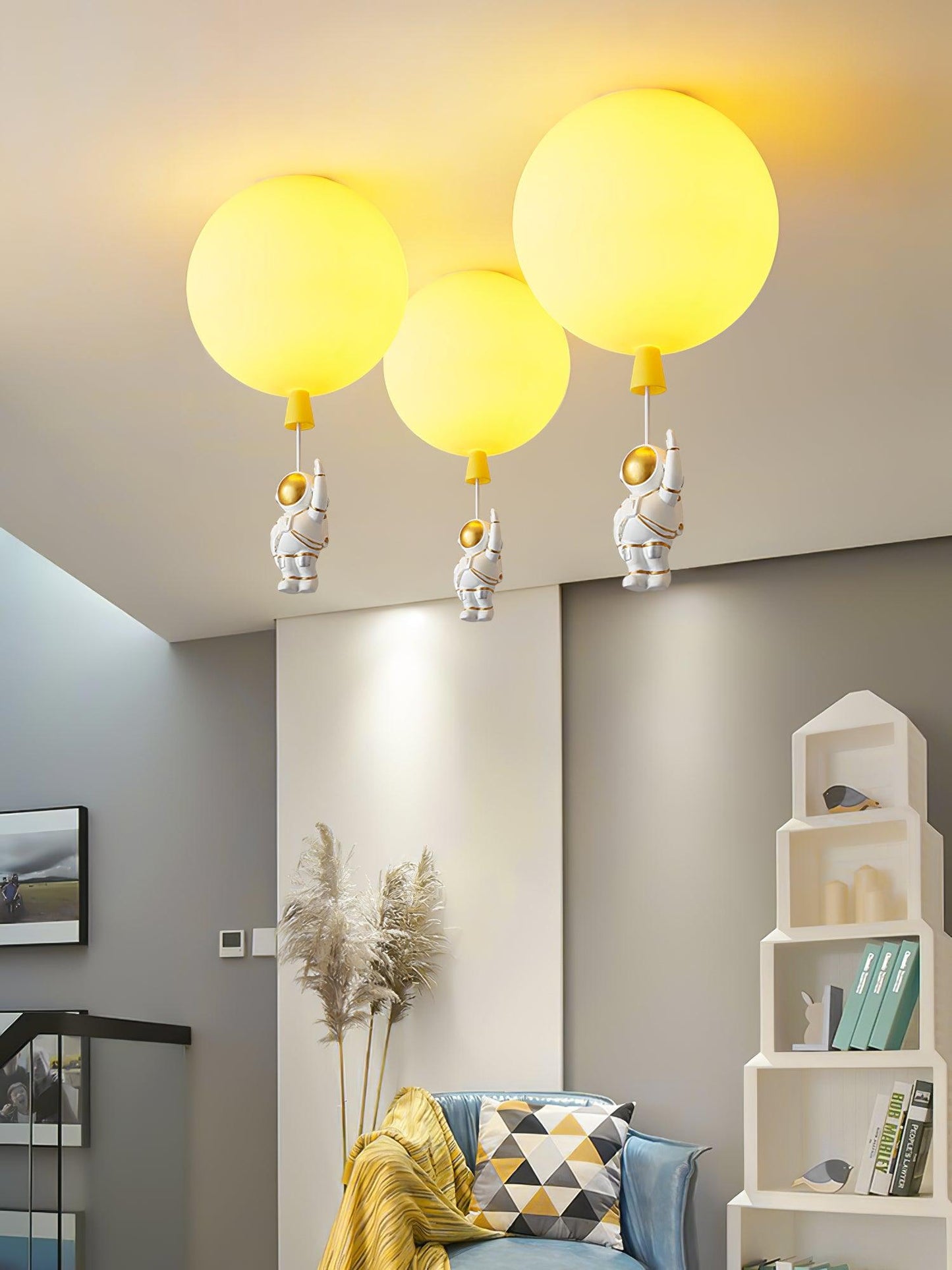 Frosted Balloon Ceiling Light | Acrylic | White