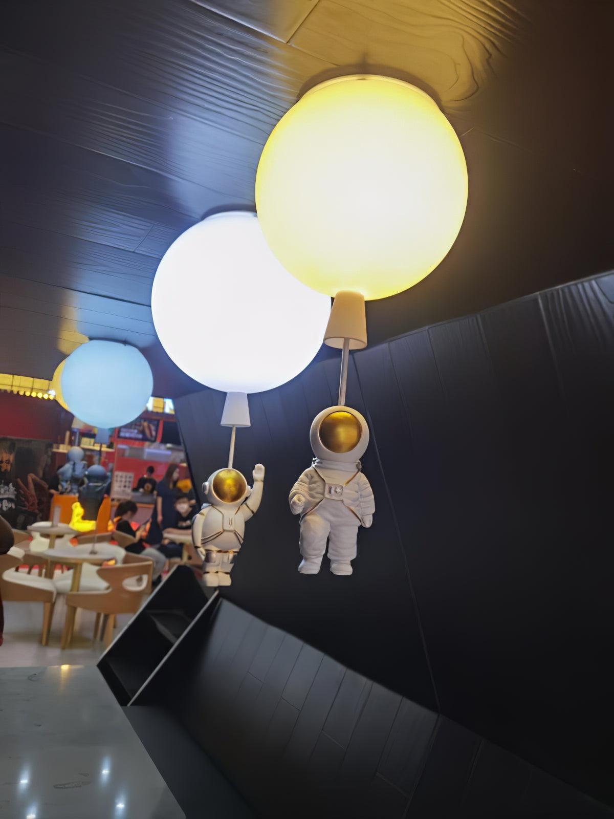 Frosted Balloon Ceiling Light | Acrylic | White
