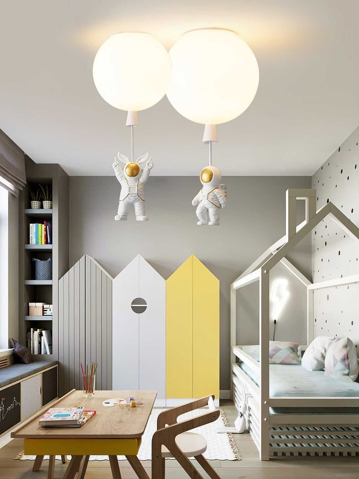 Frosted Balloon Ceiling Light | Acrylic | White