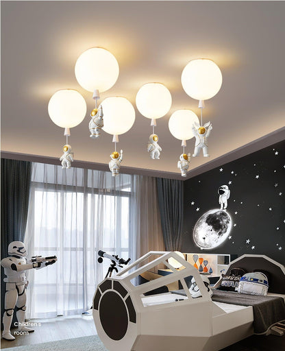 Frosted Balloon Ceiling Light | Acrylic | White